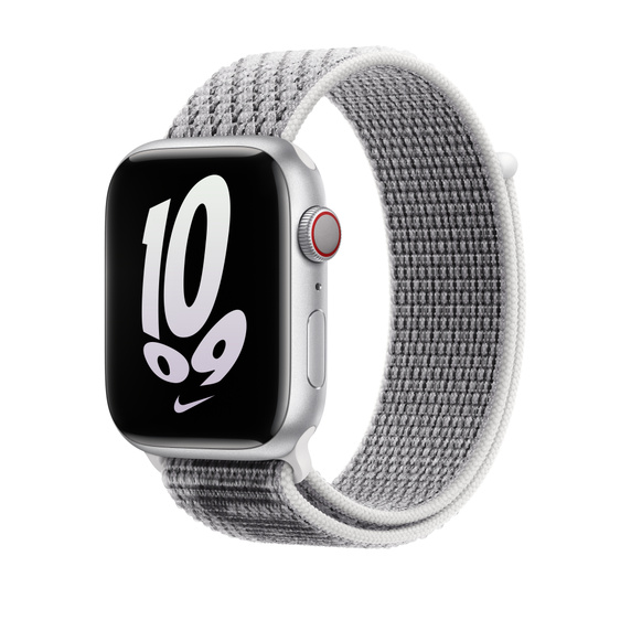 Apple 42 44 45mm Summit White Black Nike Sport Loop